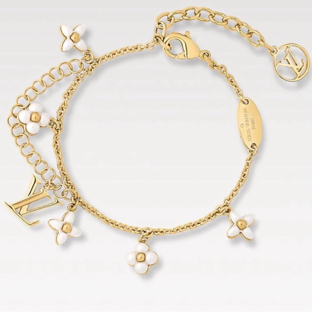 Louis Vuitton Floragram Gold Bracelet (box included) - Picture 2 of 4